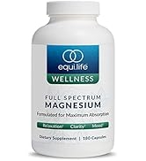 EquiLife - Full Spectrum Magnesium, Magnesium Glycinate, Mood & Energy Support Supplement, Promot...