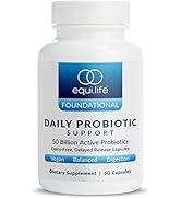 Equilife - Daily Probiotic Support, Dairy-Free Probiotic Supplement, Supports Natural Energy & Im...