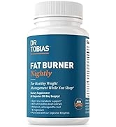 Dr. Tobias Fat Burner Nightly, Night Time Metabolic Support with White Kidney Bean Extract, Ashwa...