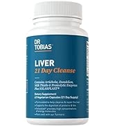 Dr. Tobias Liver 21 Day Cleanse, Herbal Liver Detox Cleanse with Solarplast, Artichoke Extract, M...