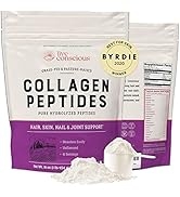 Collagen Peptides Powder - Hair, Skin, Nail, and Joint Support - Type I & III Collagen - Naturall...