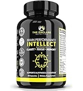 Nootropic Focus Supplement Brain Booster, Clarity, Memory, Brain Vitamins with 40 Nootropics Phos...